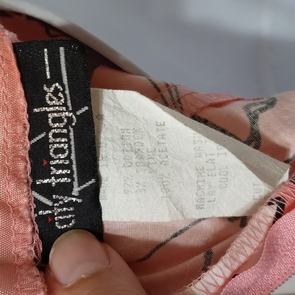 Y2K Pink Halter Dress with Hawaiian Flowers - Picture 5 of 6